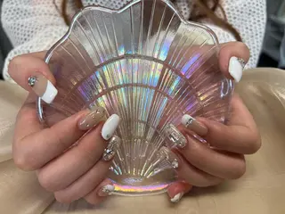 ロング カラー ネイル L·COCO Nail所属・L♡ COCO nailのネイルデザイン