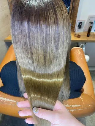 カラー 髪質改善×矯正🫧 韓国ヘアasamiのヘアスタイル