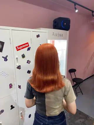 セミロング カラー ハイトーン/ブリーチ /hikaruのヘアスタイル