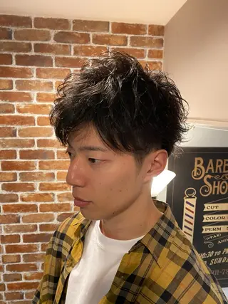 ショート メンズ スカイシープレイス所属・金田 和大のヘアスタイル