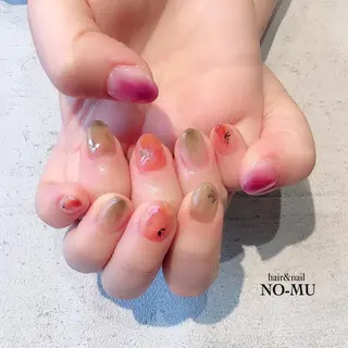 ネイル hair&nail NO-MU所属・hair&nail NO-MUのネイルデザイン