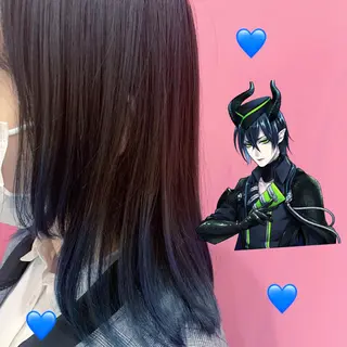 ミディアム カラー EMANON新宿東口所属・新宿駅近♡個室 ♡関口三都季🌜のヘアスタイル