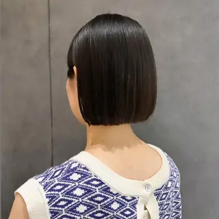 ショート 巻ける縮毛矯正/艶 カラーchika🩵のヘアスタイル