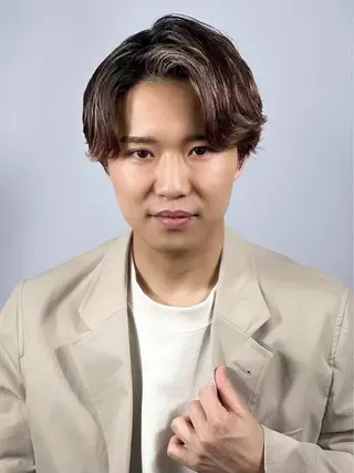 ミディアム パーマ ヘアアレンジ メンズ ⚡️メンズ特化⚡️ 倉林 隼大のヘアスタイル