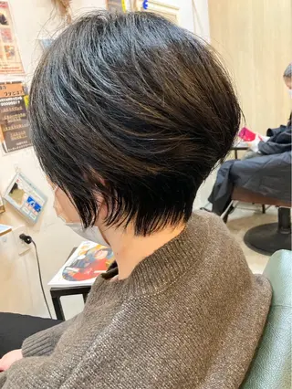 ショート カラー 長瀬遥姫❁⃘笹塚 インナーカラーのヘアスタイル