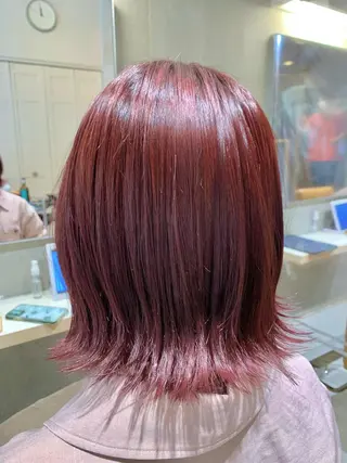 ショート カラー 縮毛矯正×艶カラー /中村勇太のヘアスタイル