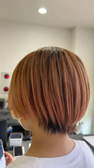 ショート ❄️艶カラー/レイヤ ー/ボブ/mao❄️のヘアスタイル