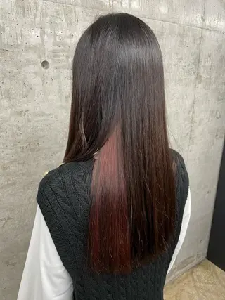 ロング カラー ボブ/透明感カラー EMIRIのヘアスタイル