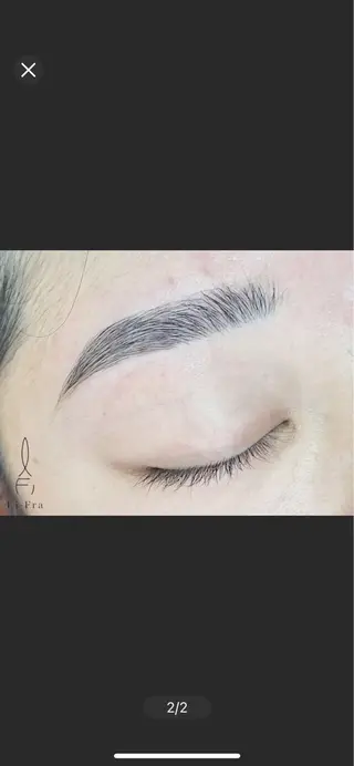 アイブロウ lifra CHISAのマツエク・マツパデザイン