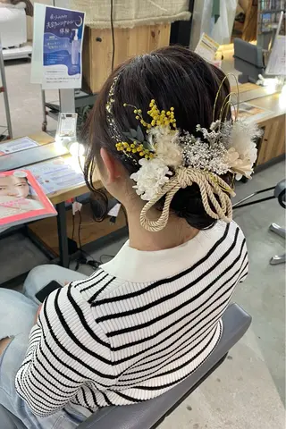 ロング ヘアアレンジ 菊地 紗矢のヘアスタイル