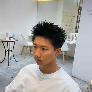 ショート カラー メンズ メンズスタイル 完全再現/仁翔のヘアスタイル