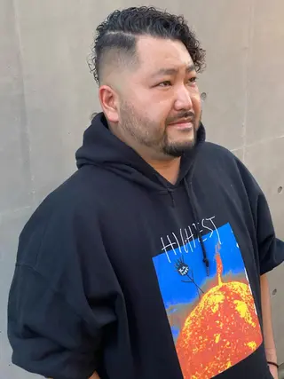 ショート カラー パーマ ヘアアレンジ メンズ キッズ ネイル マツエク・マツパ 中元 淳のヘアスタイル