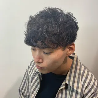 ショート パーマ メンズ ボブ指名No.1/ ボブパーマ/ユキのヘアスタイル