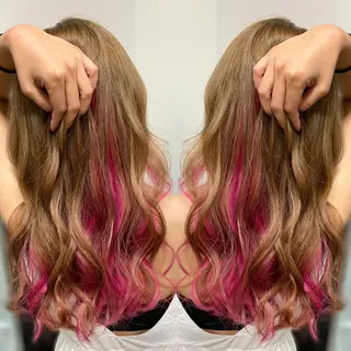 ロング 韓国カラー/エクステ carryのヘアスタイル