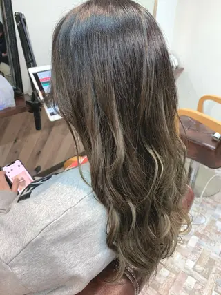 ロング カラー 神野 洸都のヘアスタイル