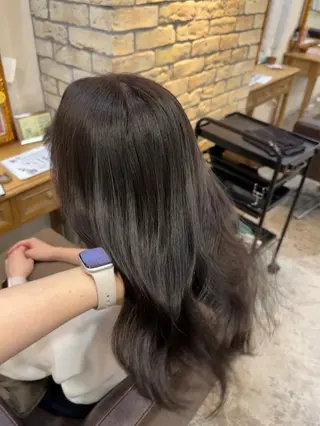 ロング カラー 柔らかベージュ🤍 fukaのヘアスタイル