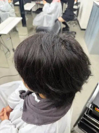 ショート メンズ 渋谷／縮毛矯正／髪質 改善／メンズ／はるとのヘアスタイル