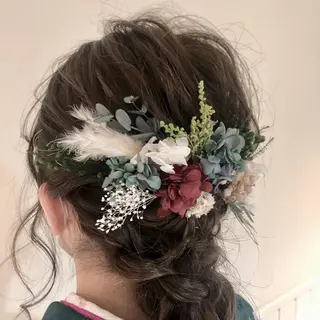 ヘアアレンジ 湯田実津希🤎 ﾐﾙｸﾃｨ専門のヘアスタイル
