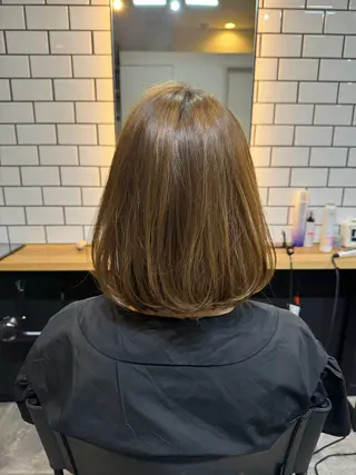 ミディアム カラー エクステ/髪質改善 艶カラー/hiraiのヘアスタイル