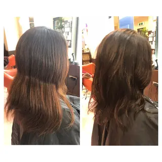 セミロング やまぐち まりんのヘアスタイル