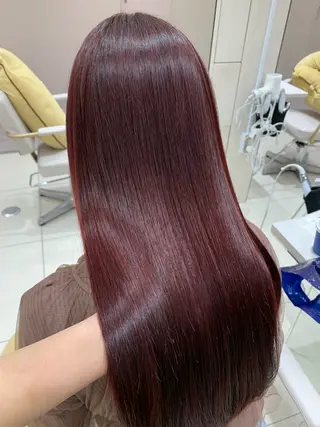 セミロング カラー 小塩 萌々香のヘアスタイル