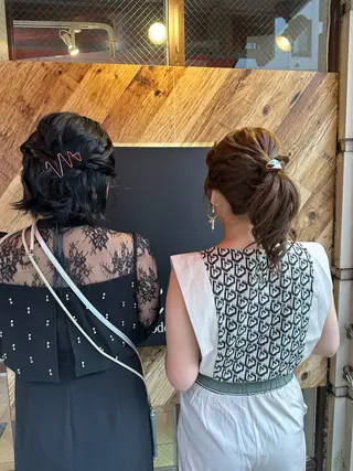 ミディアム ヘアアレンジ ひな ALBA🐰三鷹のヘアスタイル