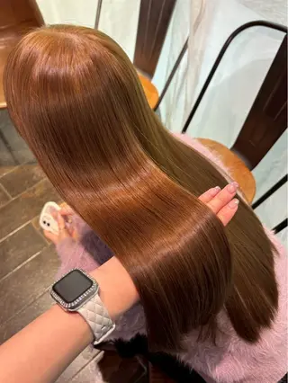 ロング カラー 🎀暖色カラー/ ハナ🎀のヘアスタイル