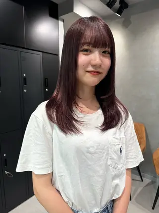 ロング カラー レイヤー/ウルフ🤎 mayo.のヘアスタイル