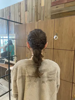 ヘアアレンジ なな/シェービング /カラー/アレンジのヘアスタイル