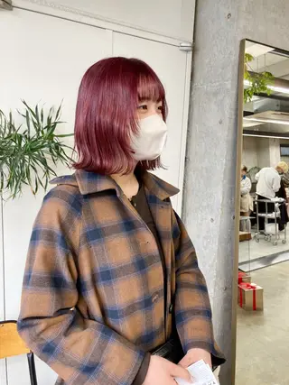 ミディアム カラー 小木曽智美 /ボブ/ショートのヘアスタイル