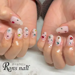 ネイル Ron's nail 笹岡のネイルデザイン