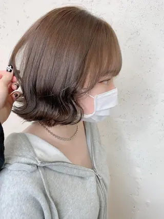 ショート カラー 310【サンイチマル】所属・透明感ハイトーン🦄 キラ🌈のヘアスタイル