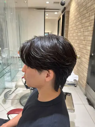 ショート パーマ メンズ 髪質改善美容師 鈴木のヘアスタイル