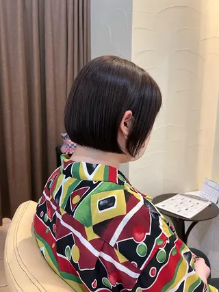 ショート 地毛風ストレート ⚡️下ノ村柊斗⚡️のヘアスタイル