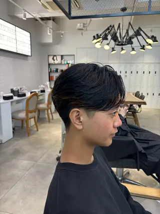 ショート パーマ メンズ men's/perm colorDaijuのヘアスタイル