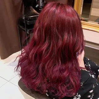 カラー teddy所属・韓国レイヤー//ブラ ウンカラー🐼メイのヘアスタイル