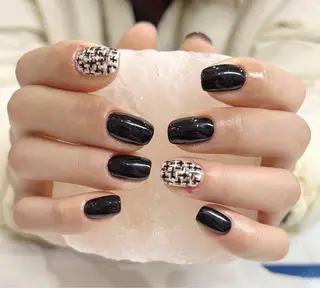 ネイル unwind ┊︎冬っぽネイル🧸のネイルデザイン