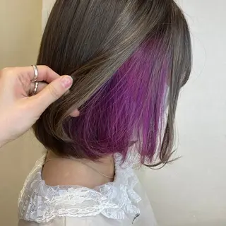 ミディアム 🌈インナーカラー SOU🌈のヘアスタイル