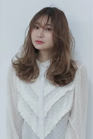 ロング Lee 甲子園のヘアスタイル