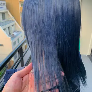 ミディアム カラー 髪質改善色素改善特化 keiのヘアスタイル