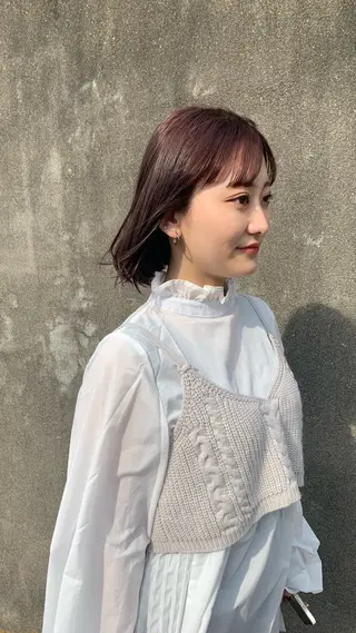 カラー SABO 🪴岡田知佳のヘアスタイル