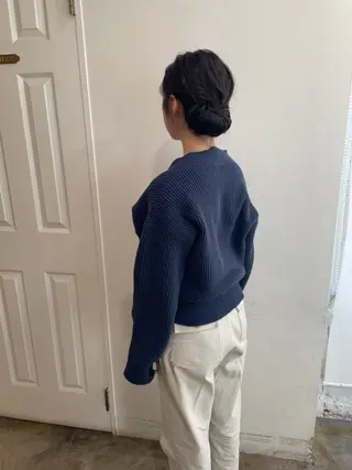 ミディアム ヘアアレンジ MIOベージュカラー 柔らかいカラーのヘアスタイル