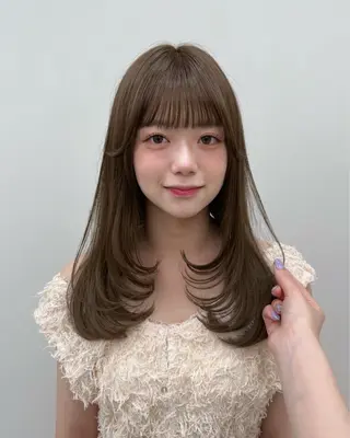 セミロング sora/ボブ/ レイヤーカットのヘアスタイル