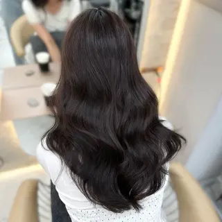 ロング カラー みわ ゆいなのヘアスタイル