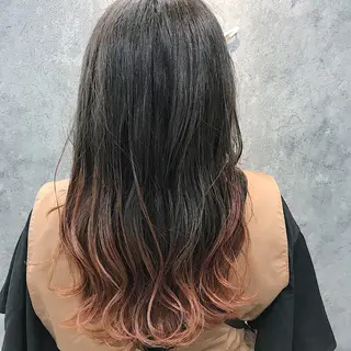 セミロング 所渉/韓国レイヤー /ウルフカットのヘアスタイル