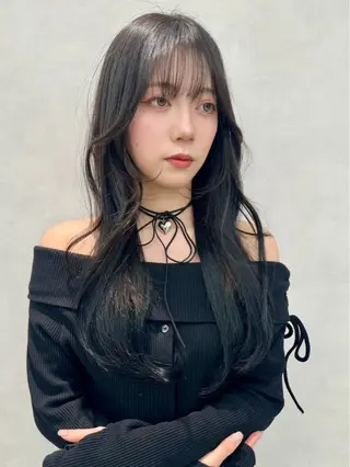 ロング 韓国透明感カラー🌀 yuukiのヘアスタイル