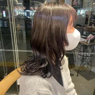 カラー ヘアアレンジ 𝙢𝙞𝙮𝙪🎀 girly hairのヘアスタイル