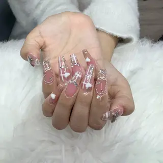 ネイル 🎀 Lemode ワンホンネイル🎀のネイルデザイン