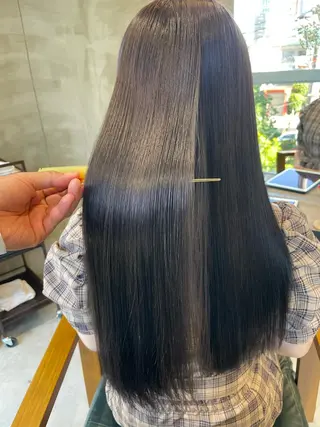 ロング ill.所属・ill［イル］大須 ダブルカラー髪質改善のヘアスタイル