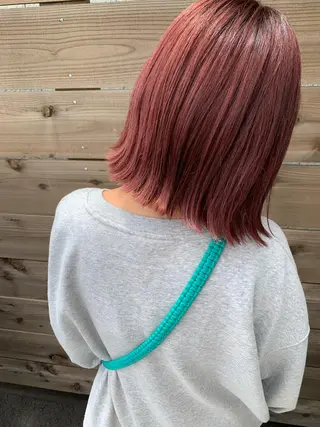 ミディアム chihale 富樫莉香のヘアスタイル